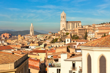 Obraz premium Gerona, Spain view