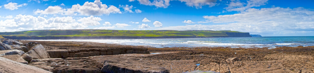 Doolin's Bay, The Burren. Panorama