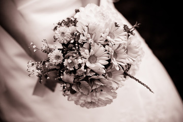 Wedding bouquet with dill © oksix