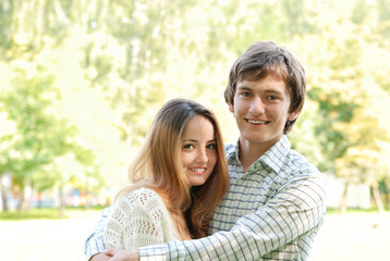 Fototapeta premium Young happy couple
