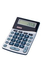 Taschenrechner auf wei&szlig;em Hintergrund