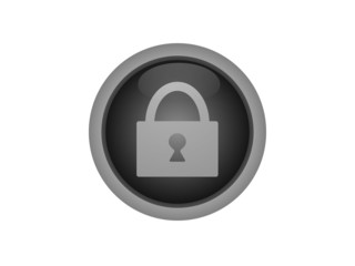 Gray button002 - 南京錠(CLOSED)