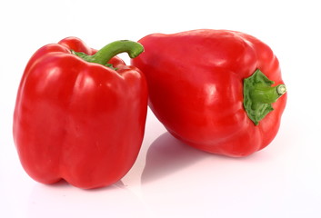 Isolated vegetables - Red Peppers