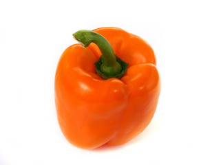 Isolated vegetables - Orange Peppers