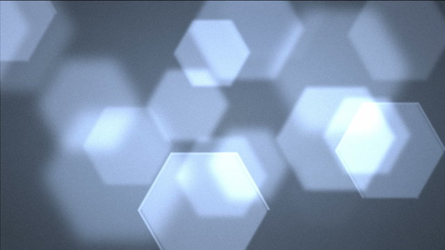 fading bokeh on matted background