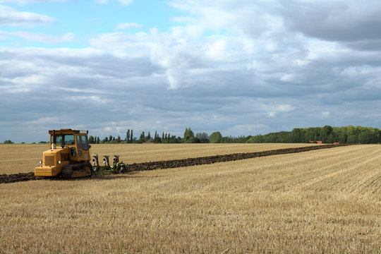 Ploughing finished for the day