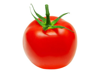 Tomato isolated on white background