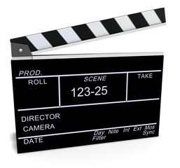 Obraz premium кино-хлопушка