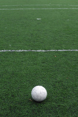 soccer ball on a soccer field, sport photo