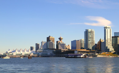 Fototapeta na wymiar Vancouver downtown cityscape