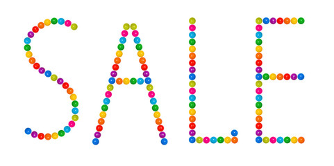 Inscription from plastic children's balls