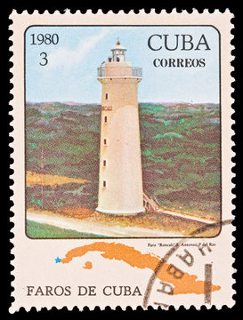 CUBA - CIRCA 1980:  faro Roncali S.Antonio, P.del Rio