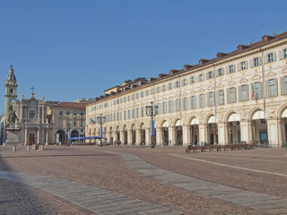 Fototapeta na wymiar Piazza San Carlo, Turin