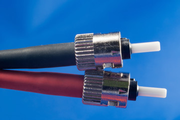 Optical fiber ST connector