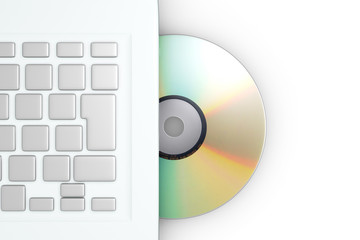 ノートPCとCD/DVD - 35080459