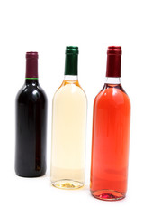 Red, rose and white wine, drink photo