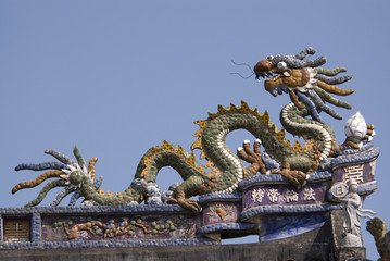 Fototapeta na wymiar Wietnamska świątynia
