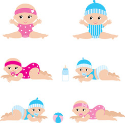 Kids. Children. vector