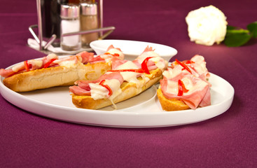 Prosciuto sandwich