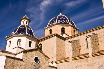 Fototapeta na wymiar Altea - Iglesia de Nuestra Señora del Consuelo