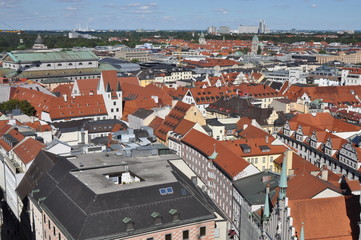 Fototapeta na wymiar Blick auf München