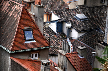 Dach der alten Stadt