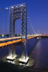 George Washington Bridge Connecting New Jersey and New York City