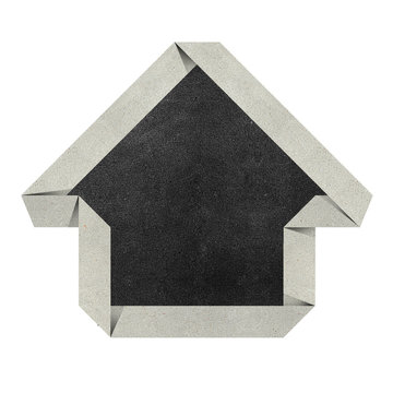 House origami recycled papercraft