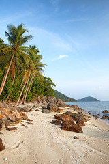 Koh Samui rocky beach