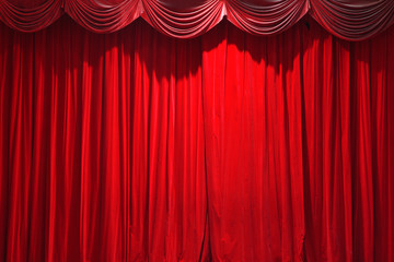 curtain of a classical theater