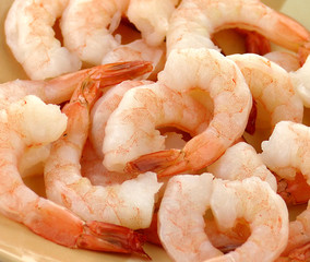shrimps on a plate