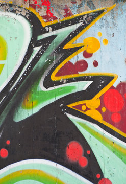 Abstract detail of graffiti - Perfect for backdrop or background