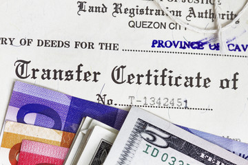 Deeds and dollar