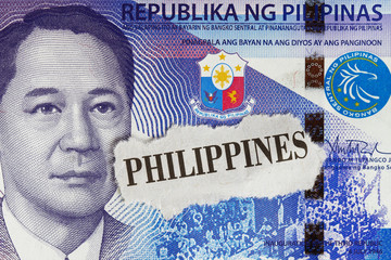 Closeup of 100-peso bills