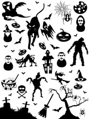 Seamless halloween pattern