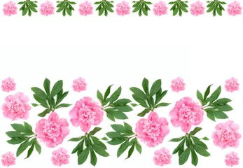 Behang 芍薬の花の文様 © varts