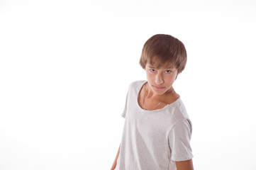 Fototapeta premium young man isolated on white background