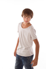 Fototapeta premium young man isolated on white background