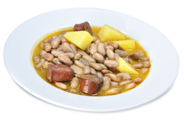 Plato de alubias.