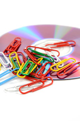 Paper clips and DVD