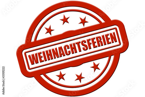"Sternen Stempel rot rel WEIHNACHTSFERIEN" Stockfotos und lizenzfreie