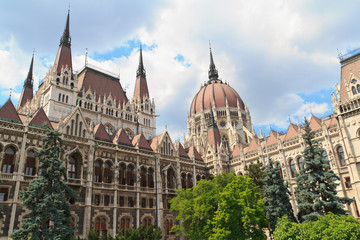 Fototapeta na wymiar Hungarian Parliament Budapest, Hungary