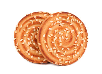 Fototapeta premium .Biscuits with sesame seeds