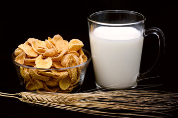 Cornflakes with milk