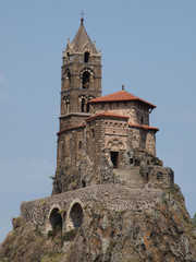 Fototapeta na wymiar St Michel d `Aiguilhe Le Puy en Velay