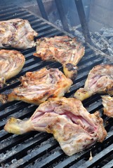 Cosci di pollo alla brace