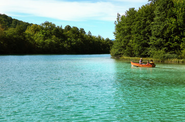 One of the many lakes at plitvice, Croatia