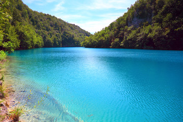Fototapeta na wymiar Park Narodowy Jeziora Plitwickie (Chorwacja)