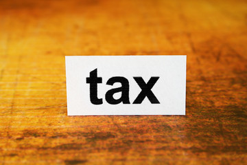 Tax concept