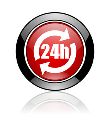 24h service icon